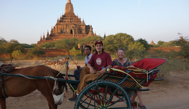 Horse cart in Bagan