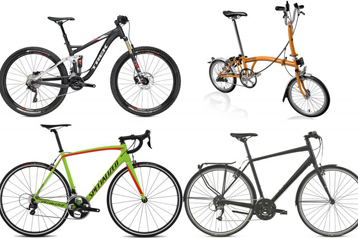 Different types of bikes
